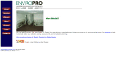 Desktop Screenshot of enviroproinfo.com