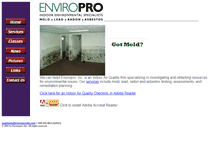 Tablet Screenshot of enviroproinfo.com